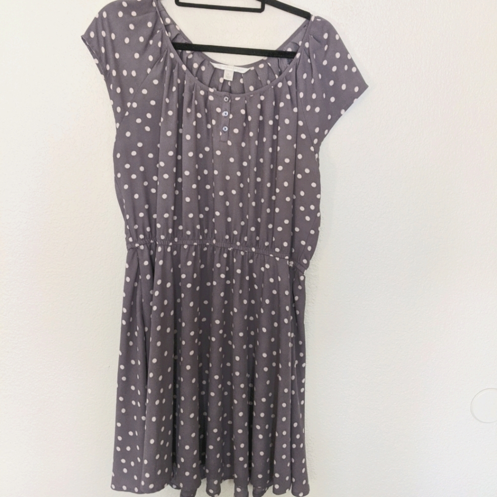 Lauren Conrad Fit and Flare Polka Dot Dress